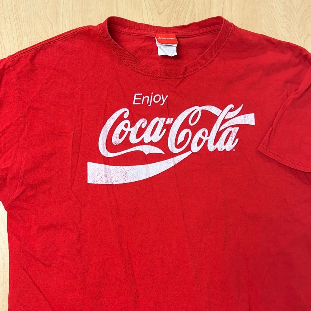 Y2K Vintage Coca Cola Red Tee